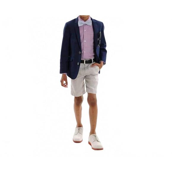 NEW APPAMAN two button blazer jacket in navy